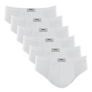 Kit 6 Cuecas Slip Algodão Lisa Mash - Adulto - Foto 1