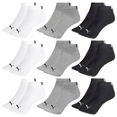 Kit Meia Sapatilha Puma Invisível - 9 Pares - Infantil - Foto 1