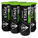 Bola de Tênis Dunlop Stage 1 - Pack com 06 Tubos - Foto 1