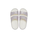 Chinelo Crocs Classic Glitter Sandal V2 K Mystic Glitter - Slide - Infantil - Foto 2