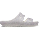 Chinelo Crocs Classic Glitter Sandal V2 K Mystic Glitter - Slide - Infantil - Foto 1