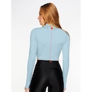 Blusa Cropped Body For Sure Manga Longa U.V - Feminina - Foto 2