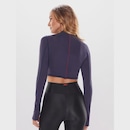 Blusa Cropped Body For Sure Manga Longa U.V - Feminina - Foto 2