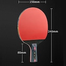 Kit Tênis de Mesa Huieson Carbon - 2 Raquetes Cabo Caneta 5 Star + Bolsa + 3 Bolas Gold Sports 3 Star - Foto 8