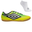 Chuteira Futsal Umbro Cannon + Meia - Adulto - Foto 1