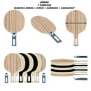 Kit de Tênis de Mesa Loki Rxton 6.0 Star Carbon - 1 Raq 1 Bolsa e 3 Bolas Gold Sports - Foto 4