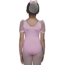 Collant Vya Fit Meia Manga com Brilho - 2-6 - Infantil - Foto 2