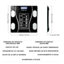 Balança Gold Sports Bioimpedância Digital e Bluetooth Corporal Mb com Medidor Imc - Foto 3