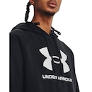 Blusão Under Armour Rival Fleece Hoodie Big Logo - Masculina - Foto 3