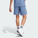 Shorts adidas Moletinho All Szn Três Listras Garment-Wash - Masculino - Foto 4