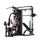 Estação Funcional Trainer Athletic 2400Ms com 67,5Kg +40 Exercícios - Foto 6