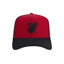 Boné Aba Curva New Era 9Forty A-Frame Athletico Paranaense Futebol Snapback - Adulto - Foto 3