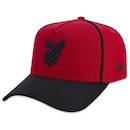 Boné Aba Curva New Era 9Forty A-Frame Athletico Paranaense Futebol Snapback - Adulto - Foto 1