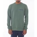 Blusão de Moletom Hurley Careca Square - Masculino - Foto 1