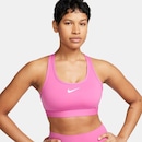 Top Fitness com Bojo Nike Média Sustentação Swoosh Sport - Foto 1