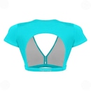 Top Mormaii Cropped Manga Beach Sports Liso - Feminino - Foto 3