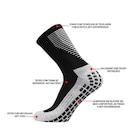 Meia Cano Alto Esportiva Gold Sports Futebol Titan Anti Derrapante - Adulto - Foto 2