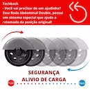 Kit Roda Abdominal Gold Sports Dupla Rolinho com Tapete de Apoio - Foto 6