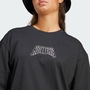Camiseta adidas Band Aop Os Tee - Feminina - Foto 7