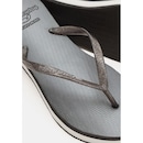 Chinelo Tropical Brasil Flatform Perolado Fumê com Glitter - Feminino - Foto 3