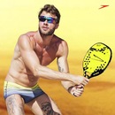Raquete Beach Tennis 12K Power + Beach Bag Speedo - Foto 4