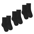 Kit de Meias Sapatilha Selene Lisa com 3 Pares - Infantil - Foto 2