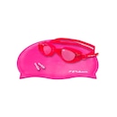 Kit para Natação Poker: Óculos + Touca +Protetor Ouvido Navagio - Adulto - Foto 1