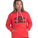 Blusão de Moletom com Capuz Umbro Diamond Essential - Masculino - Foto 3