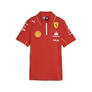 Camisa Polo Puma Scuderia Ferrari Team - Feminina - Foto 1