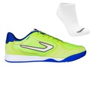 Kit Chuteira Futsal Topper Letra Iv + Meia - Adulto - Foto 1