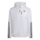 Jaqueta com Capuz adidas Own The Run 3 Stripes - Masculina - Foto 1