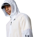 Jaqueta com Capuz adidas Own The Run 3 Stripes - Masculina - Foto 5