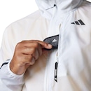 Jaqueta com Capuz adidas Own The Run 3 Stripes - Masculina - Foto 9