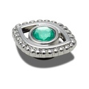 Jibbitz Crocs Olho de Metal com Esmeralda - Foto 2