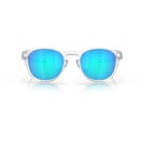 Óculos de Sol Unissex Oakley Latch Matte Clear 6553 - Foto 7