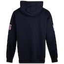 Blusão De Moletom New Era Com Capuz Plus Size Canguru Fechado Chicago Bulls - Masculino - Foto 2