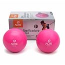 Par de Bolas Tonificadoras com Peso de 1Kg Rosa T55 Acte Sports - Foto 2