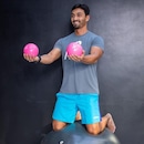 Par de Bolas Tonificadoras com Peso de 1Kg Rosa T55 Acte Sports - Foto 3