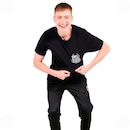 Camiseta Santos Oficial Torcedor Escudo Bordado Surf Center Masculina - Foto 2