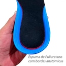 Palmilha de Dupla Camada Conforto Anatomico com Memoria e Forro Antibacteriano Azul - Foto 2