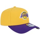 Boné Aba Curva New Era 9Forty A-Frame Los Angeles Lakers Club House - Snapback - Adulto - Foto 2