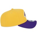 Boné Aba Curva New Era 9Forty A-Frame Los Angeles Lakers Club House - Snapback - Adulto - Foto 5