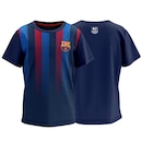 Camisa do Barcelona Stamina Listras Braziline - Infantil - Foto 2