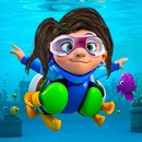 Máscara De Natação Gold Sports Rapid Infanto - Juvenil 7.0 High Definition - Foto 3