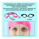 Máscara De Natação Gold Sports Rapid Infanto - Juvenil 7.0 High Definition - Foto 4