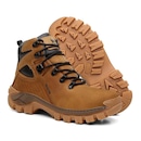 Coturno Bota Adventure Masculino Couro Califórnia Horse - Foto 3