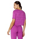 Blusa Cropped Alto Giro Mesh - Feminina - Foto 2