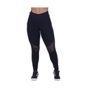 Calça Legging Feminina Suplex Poliamida Detalhe Em Tela E Bolso - Foto 2