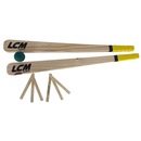 Kit Tacobol Bets Jogo de Taco LCM: 2 Tacos + 2 Casinhas + 1 Bola - Foto 1