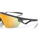 Óculos de Sol Unissex Oakley Sphaera Matte Carbon Prizm 24K Polarized - Foto 6